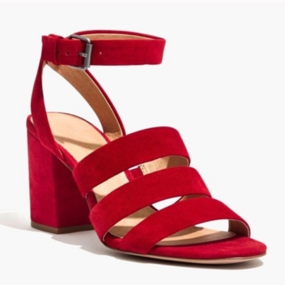 Madewell Maria Strappy Suede Sandal